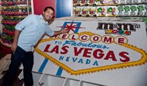 M&M Welcome to Vegas Sign - Created by Gabe Ortizt
