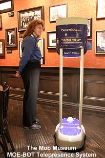 Mob Museum Moe-Bot Telepresence System
