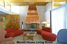 Morelli house living room