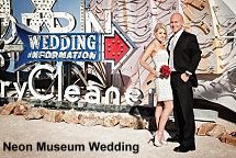 A Neon Museum wedding