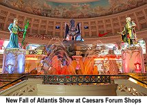 New Fall of Atlantis show at the Forum Shops at Caesars Palace
