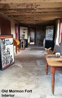 Old Mormon Fort - interior