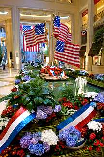 Palazzo patriotic display