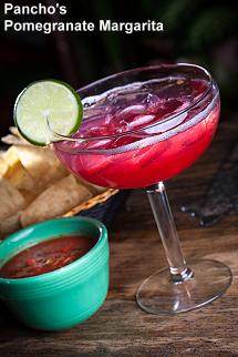 Pancho's pomegranate margarita