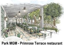 Park MGM Primrose Terrace restaurant