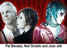 Pat Benatar, Neil Giraldo and Joan Jett