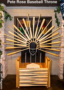 Pete Rose baseball throne