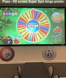 Plaza HD Screen Super Spin Bingo Promo