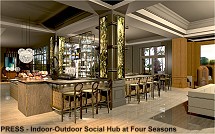 PRESS social hub at Four Seasons