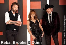 Reba McEntire, Kix Brooks and Ronnie Dunn