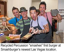 Recycled Percussion at Smashburger