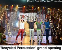 'Recycled Percussion' grand opening at Quad 2013