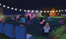 Hidden Cinema Rooftop Garden Experience