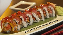 Rice and Company's new 'Wock and Roll' sushi roll