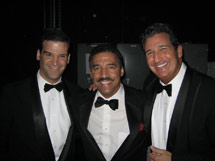 Rick Michel, Ryan Baker and Bryan Clark as The Rat Pack