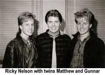 Ricky Nelson with twins