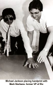 Riviera Michael Jackson handprint