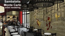 Sambalatte, Monte Carlo Resort, Las Vegas, artist rendering