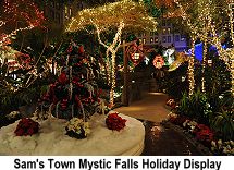 Sam's Town Mystic Falls holiday display