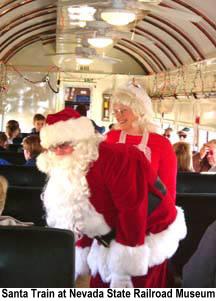 Santa Train at Nevada State Railroad Museum