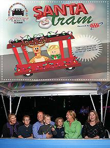 Glittering Lights Santa Tram 