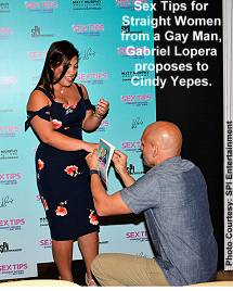 Sex Tips for straight Women Gabriel Lopera proposes to Cindy Yepes