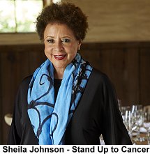 Sheila Johnson - Stand Up To Cancer