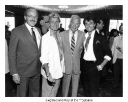 Siegfried and Roy at the Tropicana