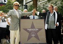 Siegfried and Roy receive star on the Walk of Stars