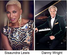 Sisaundra Lewis and pianist Danny Wright