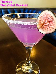 Therapy - The Violet Cocktail