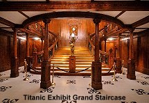 Titanic Exhibit grand staircase