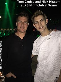 Tom Cruise and Nick Hissom - XS Nightclub at Wynn