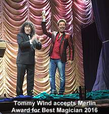 Tommy Wind - Merlin Award for best magician 2016