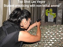 Top Shot Las Vegas practicing with non lethal ammo