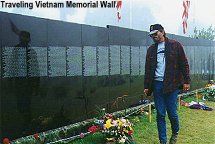 Traveling Vietnam Memorial Wall