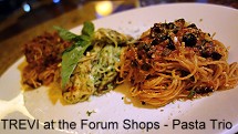 TREVI at the Forum Shops Pasta Trio