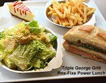 Triple George Grill prix-fixe power lunch