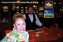 Tropicana Laughlin Progressive Winner Mitzi F.