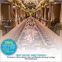 Venetian Best Dining Table Design award