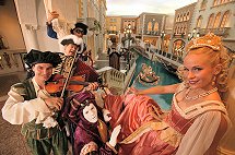 Venetian Hotel Carneval Festival Group