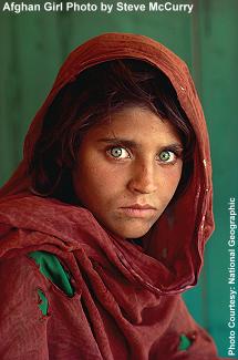 Venetian Hotel, National Geographic Exhibit - Afghan Girl