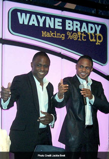 Wayne Brady and New Wax Figure