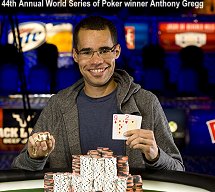 World Series of Poker 44th Winner Anthony Gregg
