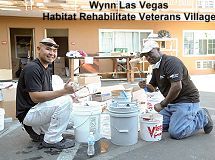 Wynn Las Vegas habitat rehabilitate veterans village