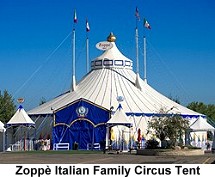 Zoppe Italian Family Circus Tent