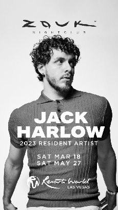 Jack Harlow Will Return to Resorts World In 2023